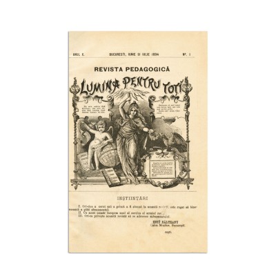 Publicația &amp;bdquo;Lumina pentru toți&amp;rdquo;, anul X, 1894-1895 - D foto
