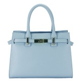 Cumpara ieftin Geanta medie albastru deschis din piele naturala 1727 122