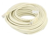 Cablul de rețea U/UTP 6 litat CCA PVC alb 20m 26AWG, Lanberg