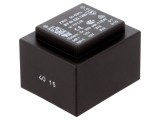 Transformator &icirc;ncapsulat 6VA 230V AC 12V 250mA PCB