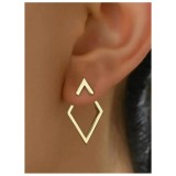 Cumpara ieftin Cercei Geometrici, Forma Diamant, Oravia - 322309