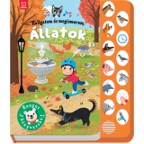 Hallgatom &eacute;s megismerem - &Aacute;llatok - Hangos k&ouml;nyvecske - Grazyna Wasilewicz