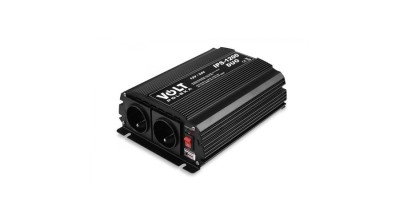 Volt Polska IPS 1200 Duo Car Inverter Convertizor de tensiune de la 12 sau 24V la 230V (amplificator de tensiune) 600/1200W foto