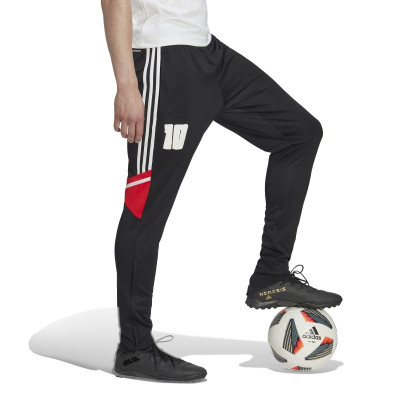 Lionel Messi pantaloni de fotbal pentru bărbați Track black - XL foto