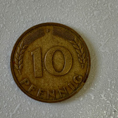 Moneda 10 PFENNIG - 1950 F - Germania - KM 108 (277)