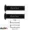 Set mansoane road-racing Domino model A010 - culoare: negru/gri (lungime: 125 mm)