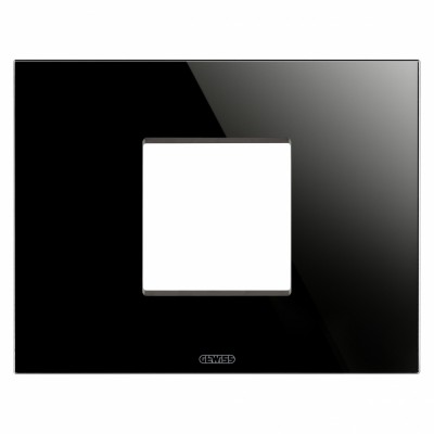 Rama Ornament 2M sticla ICE Gewiss Chorus negru GW16902CN foto