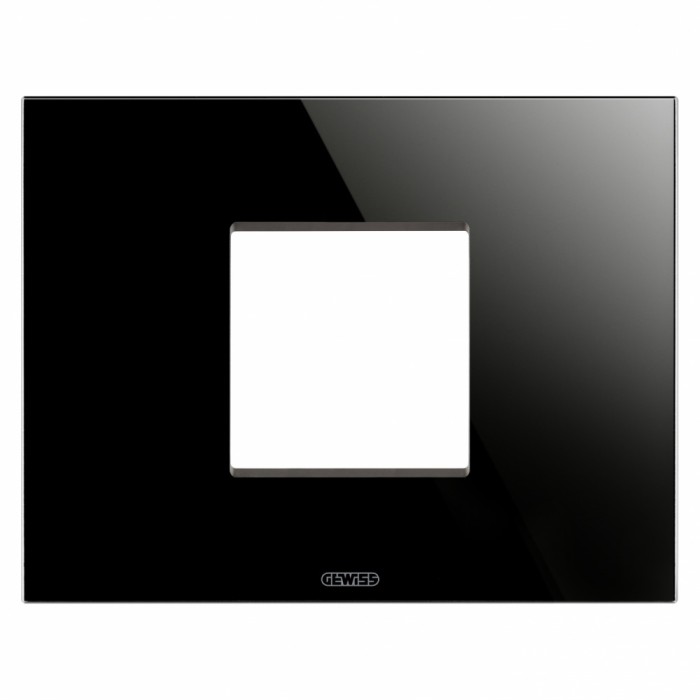 Rama Ornament 2M sticla ICE Gewiss Chorus negru GW16902CN
