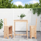 Set mobilier de bar, 3 piese, lemn masiv de pin GartenMobel Dekor, vidaXL
