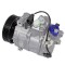Compresor aer conditionat Audi A8 (D3), 10.2002-05.2006, motorizare 4.2 V8, benzina, rola curea 115 mm, 7 caneluri, de tip Denso: 7SEU16C