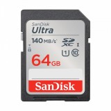 Card Memorie SDXC SanDisk Ultra, 64Gb, Clasa 10 / UHS-1 U1 SDSDUNB-064G-GN6IN