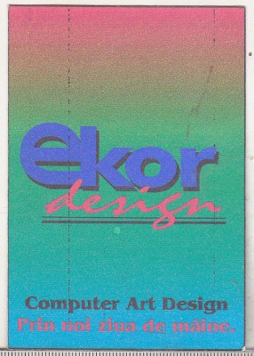 bnk cld Calendar de buzunar - Ekor Design foto