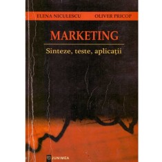 Elena Niculescu, Oliver Pricop - Marketing. Sinteze, teste,