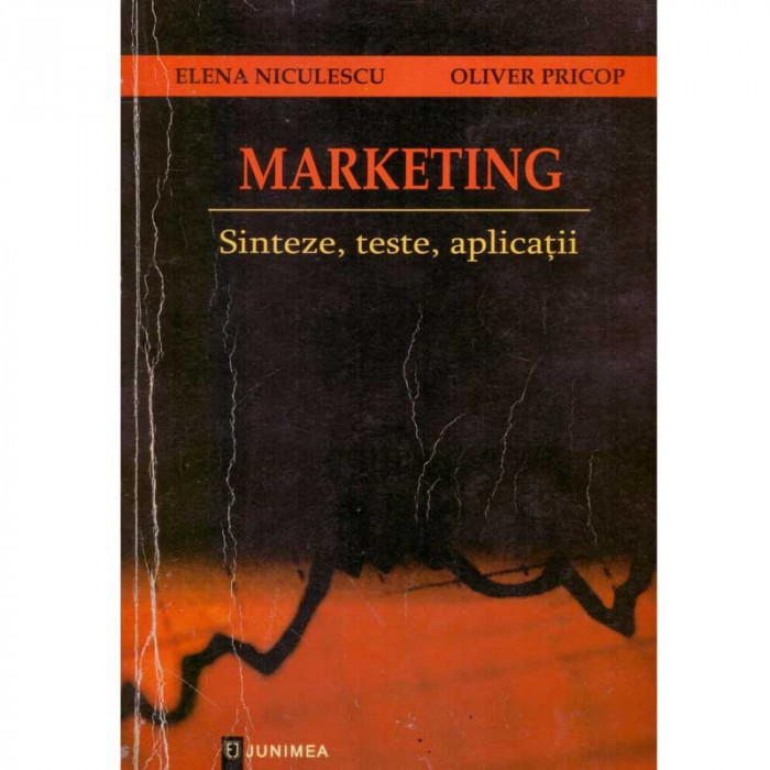 Elena Niculescu, Oliver Pricop - Marketing. Sinteze, teste, aplicatii - 134783