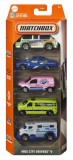 MATCHBOX SET 5 MASINUTE METALICE MBX CITY DRIVERS V SCARA 1 LA 64 SuperHeroes ToysZone