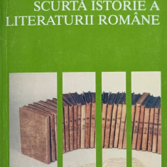 SCURTA ISTORIE A LITERATURII ROMANE VOL.3-DUMITRU MICU