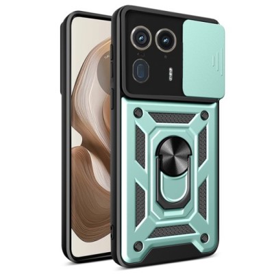 Husa pentru Motorola Edge 50 Ultra - Techsuit CamShield Series - Green foto