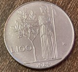 C50 - Moneda foarte veche - Italia - 100 lire - 1989