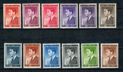 Vietnam Sud 1956 - Presedintele Ngo Dinh Diem, serie neuzata foto