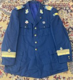 M1 - Costum militar bleumarin - aviatie - comandor pilot - piesa de colectie