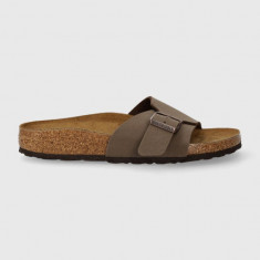 Birkenstock papuci Catalina femei, culoarea maro, 1026510