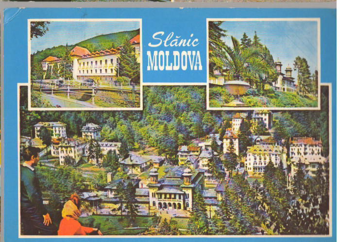 CPIB 15266 - CARTE POSTALA - SLANIC MOLDOVA, MOZAIC