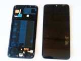 Display ecran cu Touchscreen si Rama pentru Samsung A30S, A307, Incell, Negru, Compatibil