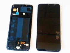 Display ecran cu Touchscreen si Rama pentru Samsung A30S, A307, Incell, Negru