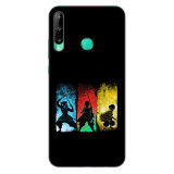 Husa compatibila cu Huawei P40 Lite E Silicon Gel Tpu Model Demon Slayer Team