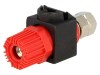 Soclu Banană 4mm 60A 60VDC Roșu 64mm, CLIFF