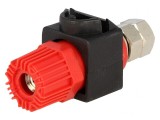 Soclu Banană 4mm 60A 60VDC Roșu 64mm