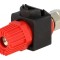 Soclu Banană 4mm 60A 60VDC Roșu 64mm