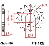 Pinion fata 15 dinti pas lant 520 &ndash; ATV TRX 400 EX Fourtrax (99-01) - Sportrax (02-04) - CRM 250 (91-99) - XR 400 R (96-04