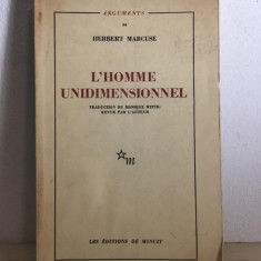 Herbert Marcuse - L'Homme Unidimensionnel