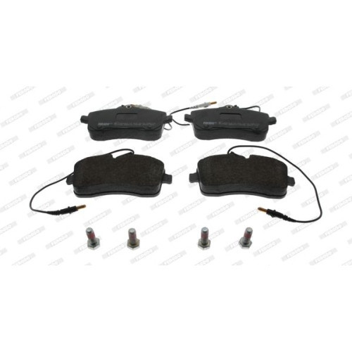 Set placute frana fata FERODO, Peugeot 407, 02.2004-12.11, 407 Sw, 05.2004-12.11, Fata; Pentru diametru diSC frana [mm] : 283; Pana la numarul de con