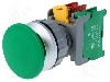 Intrerupator ac&amp;#355;ionat prin apasare, 1 pozitii, 30mm, seria XE30, AUSPICIOUS - XE30-1O/C G