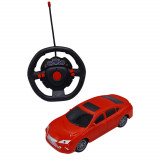 Masina cu telecomanda tip volan, Racing Speed, rosu, plastic, 1:20