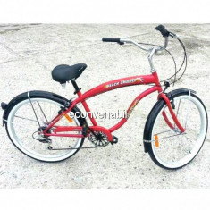 Bicicleta 6 Viteze Best Laux Beach Cruiser LB2602 foto