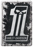 Placa metalica - Harley Davidson No. 1 - 10x14 cm