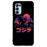 Husa compatibila cu Oppo A53 model Monster Attack, Silicon, TPU, Viceversa, Transparent, Carcasa
