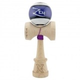 Kendama Zen Series Originala , Cupe Mari KING SIZE V3, Super Sticky, Gaura in Baza, Rulment Metalic, din lemn 18 cm, Ata 55 cm, Violet