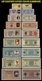 LOT 9 BANCNOTE FANTEZII UKRAINE KARBOWANEZ ocupatie WW2 Germania