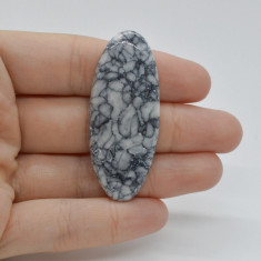 Cabochon pinolith 51x21x5mm c42