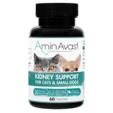 Supliment nutritiv veterinar AminAvast pentru suport renal c&acirc;ini și pisici, 300 mg, 60 capsule