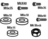 Set suruburi pentru kitul Menabo Fix Point 503