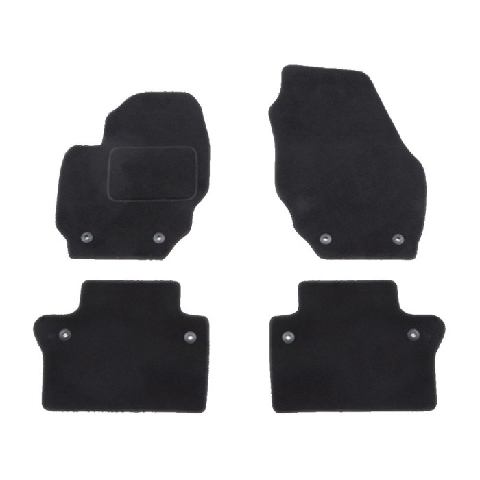 Set covorase auto mocheta Velor VOLVO S60/V60 (Y20), 04.2010-12.2017, negru,