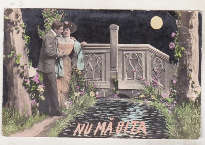 bnk cp - Felicitare interbelica Nu ma uita foto