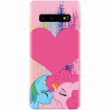 Husa silicon pentru Samsung Galaxy S10, Pinkie Kiss