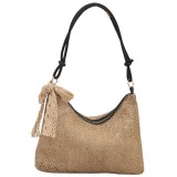 Cumpara ieftin Geanta de umar din rafie tricotata