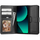 Husa Tech-Protect Wallet Wallet pentru Xiaomi 13T/13T Pro Negru, Silicon